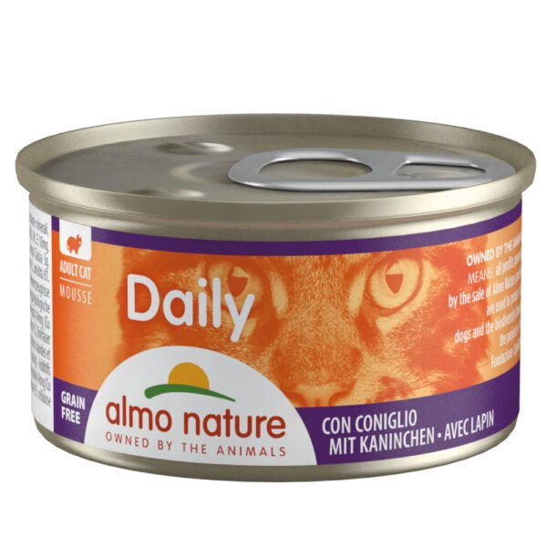 Almo Nature Daily Menu 6 x 85 g - Pěna s králíkem