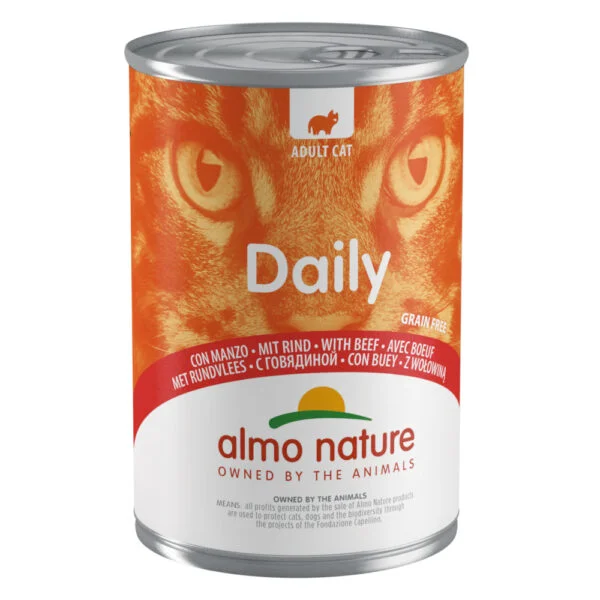 Výhodné balení Almo Nature Daily Menu 12 x 400 g - hovězí