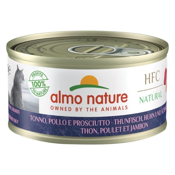 Almo Nature HFC Natural 6 x 70 g -  tuňák