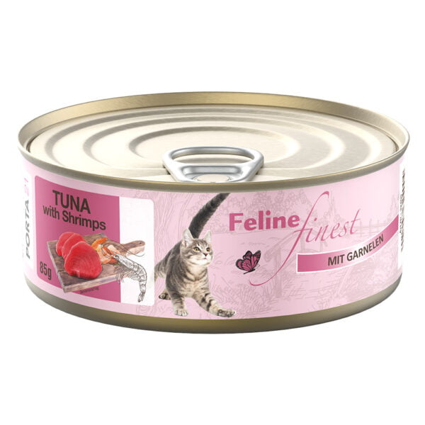 Feline Finest 6 x 85 g - tuňák s krevetami