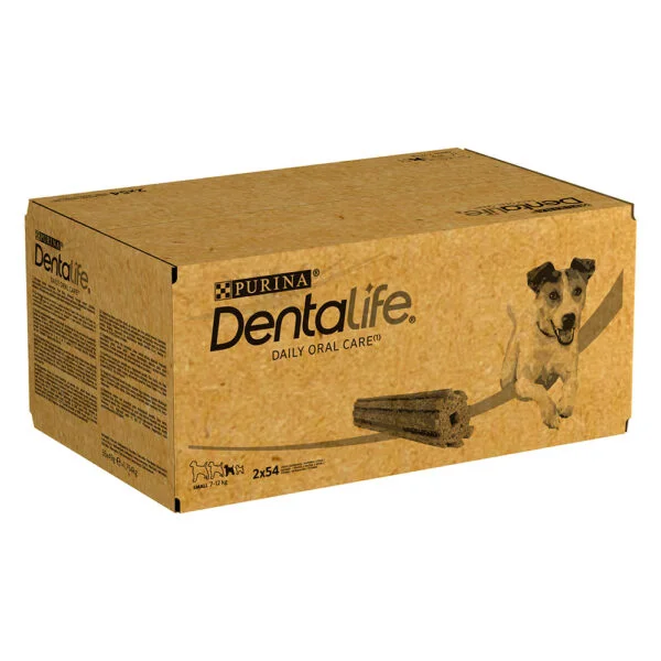 Purina Dentalife pamlsky 3 x balení - 2 + 1 zdarma - Dentalife pro malé psy (7-12 kg) 3 x 108 tyčinek