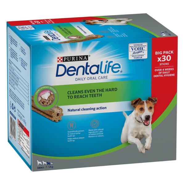Purina Dentalife pamlsky 3 x balení - 2 + 1 zdarma - Dentalife pro malé psy (7-12 kg) 3 x 30 tyčinek