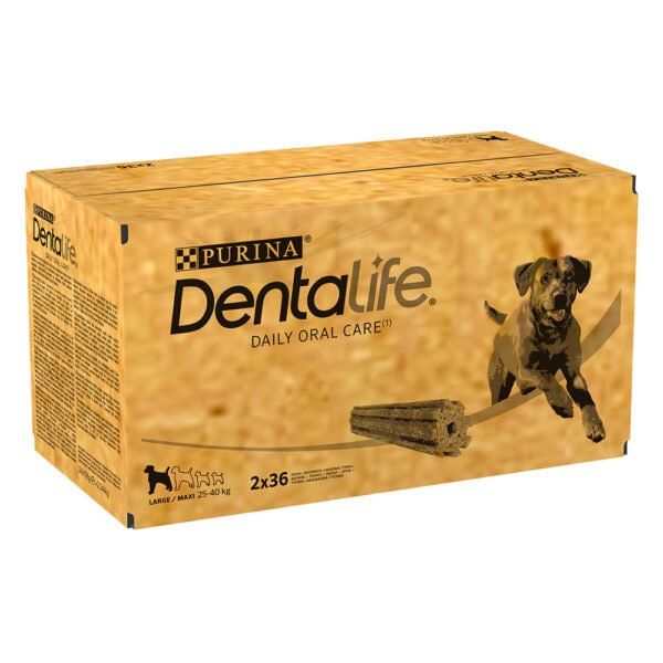 Purina Dentalife pamlsky 3 x balení - 2 + 1 zdarma - Dentalife pro velké psy (25-40 kg) 3 x 72 tyčinek