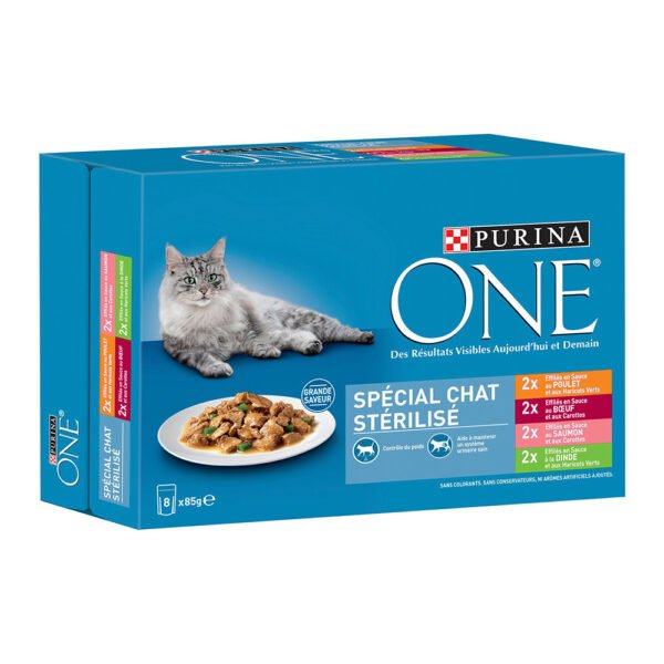 PURINA ONE 24 x 85 g balení pro kočky - Sterilizovaná kočka - kuřecí