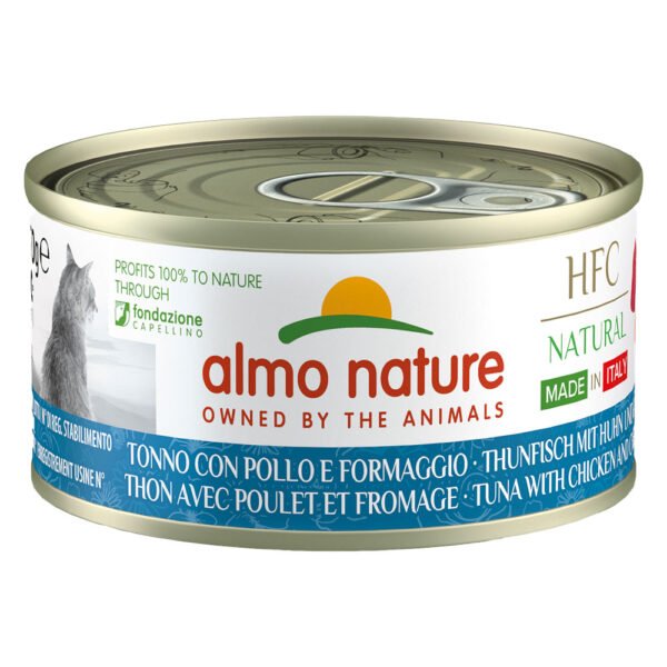 Výhodné balení Almo Nature HFC Made in Italy 24 x 70 g - tuňák