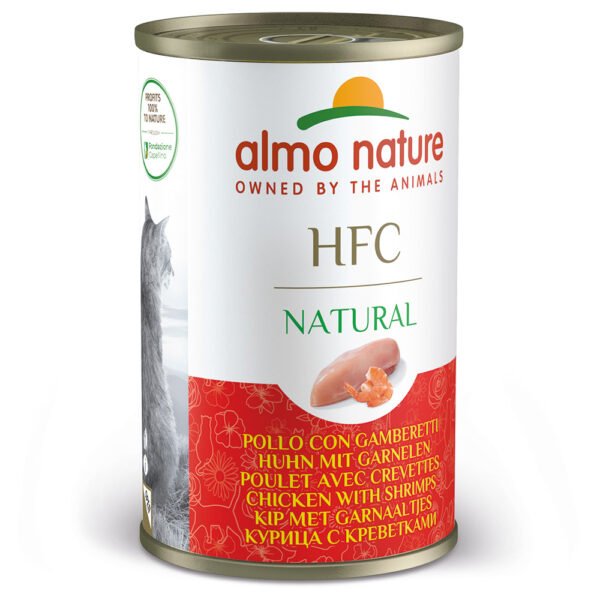 Almo Nature HFC 6 x 140 g - Kuře & krevety