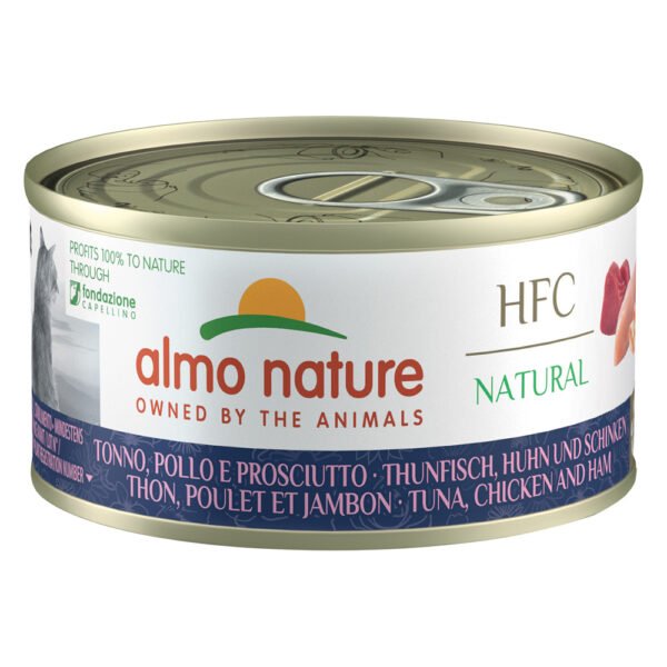 Almo Nature HFC Natural 12 x 70 g výhodné balení - tuňák