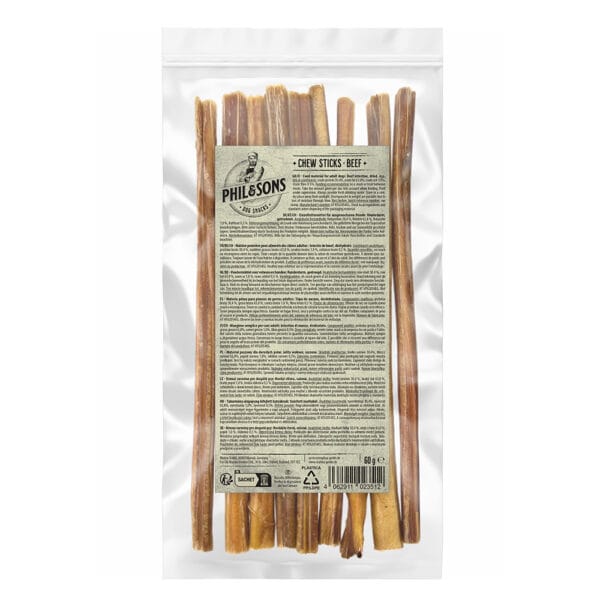 Žvýkací sticksy z hovězího střívka - 5 x 60 g