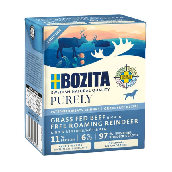 Bozita Purely Paté 6 ks (6 x 370 g) - se sobem